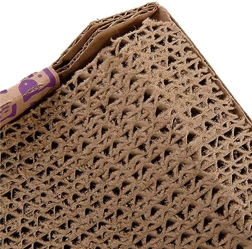 SmartyKat Super Scratcher Chaise Corrugated Cat Scratcher,Catnip Infusion Technology - Brown,One Size,(Pack of 6) - Image 5