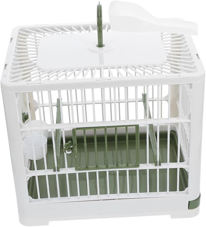 Hanging Bird Cage Stand for Parrots Lightweight Travel Cage Ventilation for Portable Use