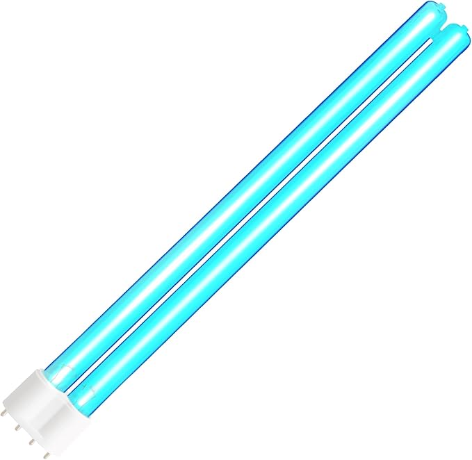 coospider-repta 38 Watts Ozone Free UVC Light Bulb, 254nm Wavelength UV Lamp for Home/School/Office and Other Large Spaces Without Ozone, Replacement Bulb for 38W UV Sanitizer Light