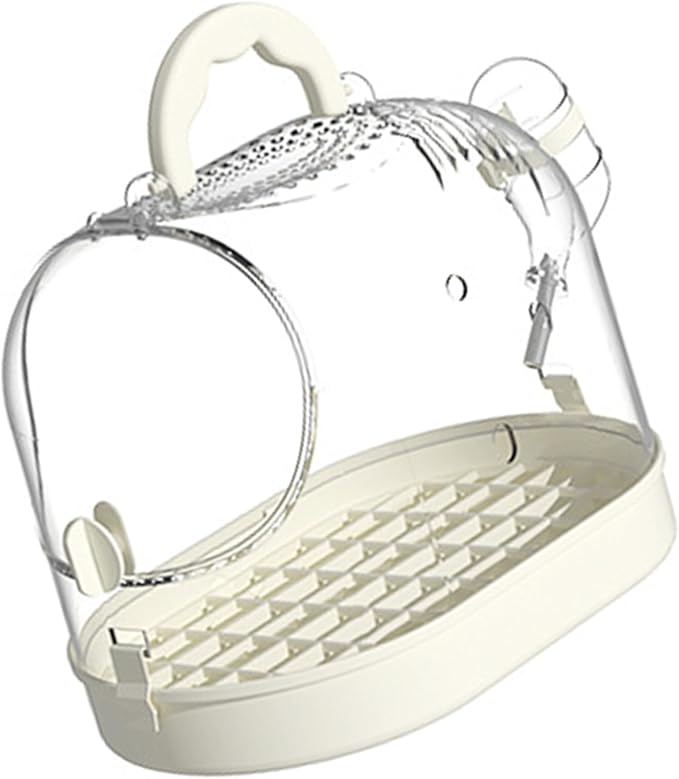 Portable Carriers Parrots Carry Case Cage for Travel&Outdoor Safe Door Small Pet Accessories Outdoor Bag Portable Bird Cages for Parakeets