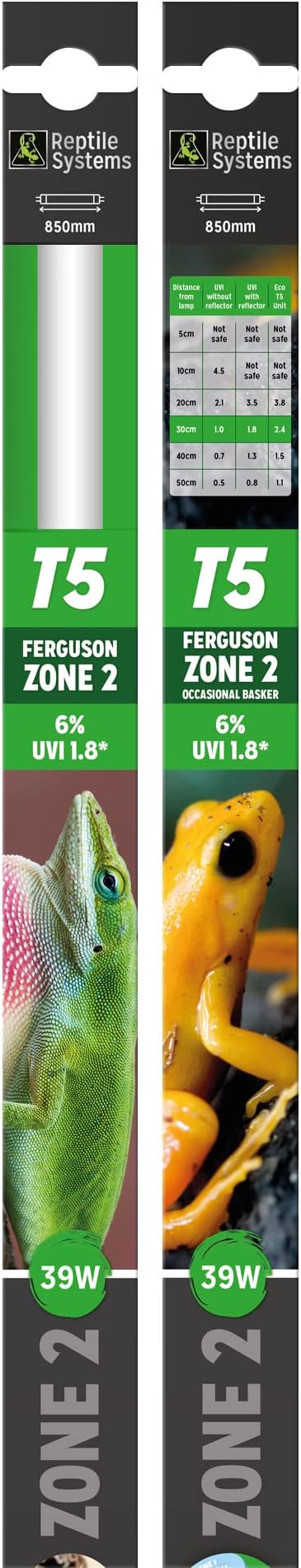 Reptile Systems T5 Ferguson Zone 2 Reptile Lamp – 36-in, 39-watt – Light for Reptiles, Chameleons & Geckos – Ideal for Tanks & Vivariums