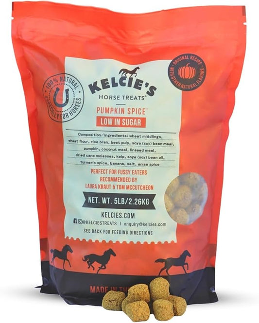 Horses Treats - Low Sugar, Starch, and Carbohydrates | Healthy Treats for Horse Supports Superior Digestion 5 Pound (1 Pack)