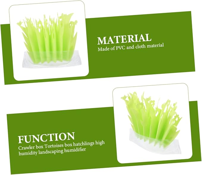 2pcs Chic Reptile Humidifier for Terrarium Decorative Imitation Plants Humidifier for Pet Reptiles