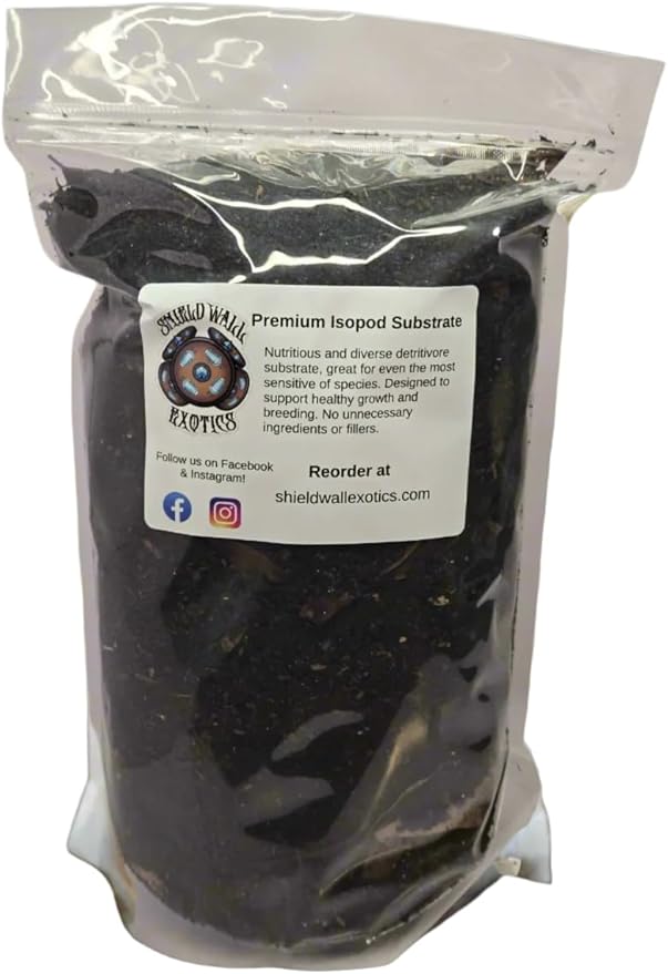 Premium Isopod Substrate – High‑Nutrition Bioactive Mix for Healthy Growth, Breeding & Terrarium Cleanup Crews (1 Gallon)