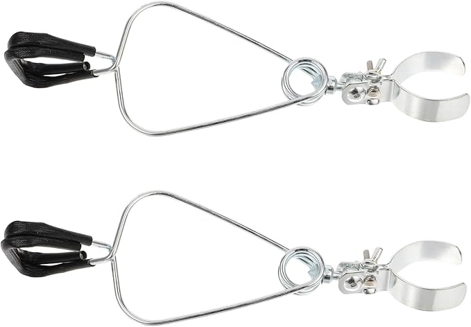 BESPORTBLE 2sets Adjustable Reptile Heat Lamp Holder Clamp for Turtle Lamps Strong Stand Fixture for Leopard Gecko Light 2pcs*2