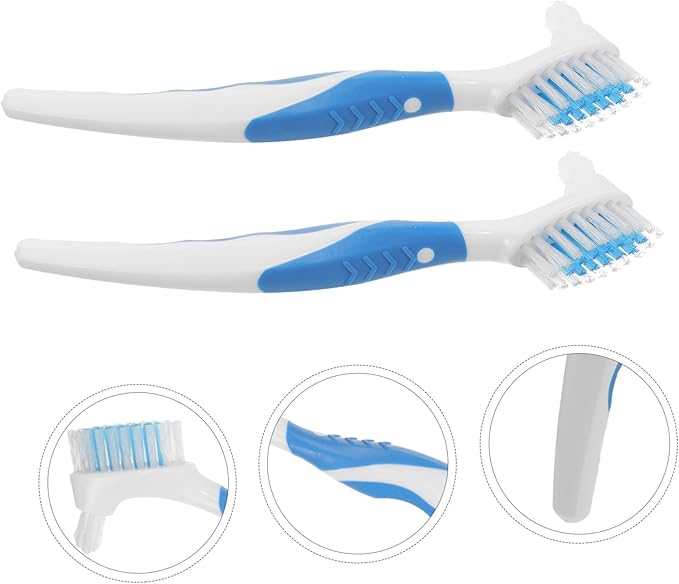 HANABASS 2pcs Portable Turtle Shell Cleaning Brush Multi-Functional Dirt Remover Double-Head for Effective Household Use