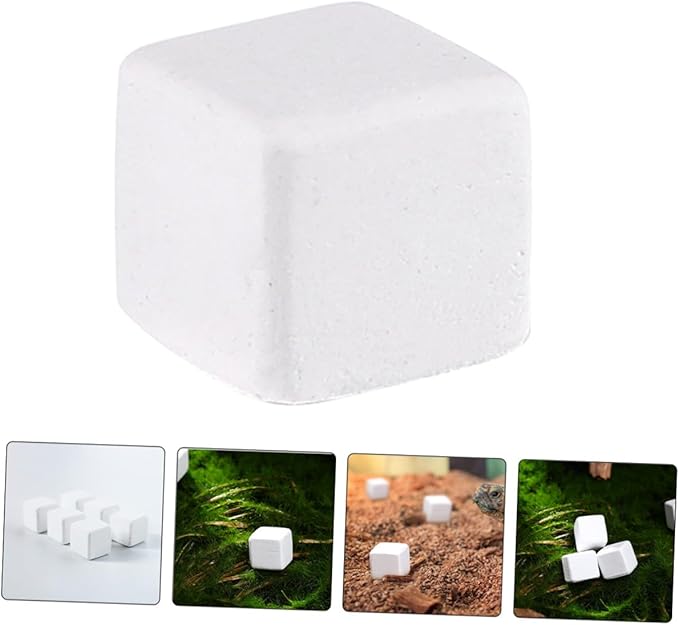 30pcs Natural Mineral Rocks for Reptiles and Amphibians Calcium for Turtle Tortoise Frog Lizard Chameleon Teeth Grinding Aid Water Quality Stabilizer