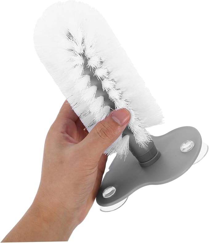 VICASKY Turtle Shell Cleaning Brush with Suction Cup Massager for Mud Removal Turtle Tank Accessory for Shell Health and Care