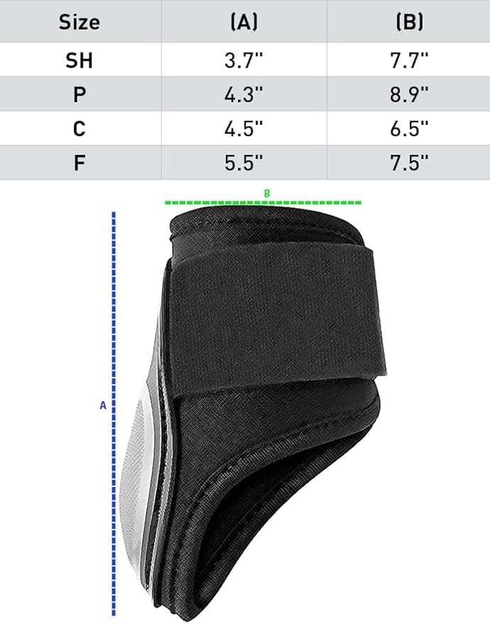 HORZE Adepto Fetlock Boots - Black - Pony