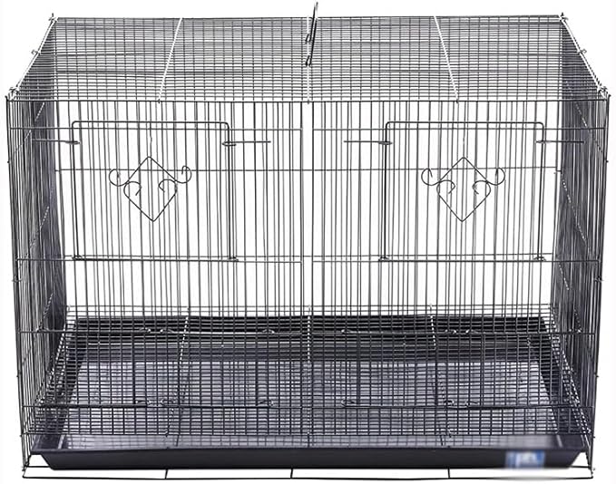 Pet Supplies Flying Cage Bird Removable Bottom Grille and Pullout Tray
