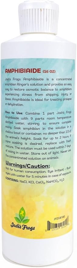 Josh's Frogs Amphibiaide Amphibian Ringer's Solution Concentrate (16 oz)