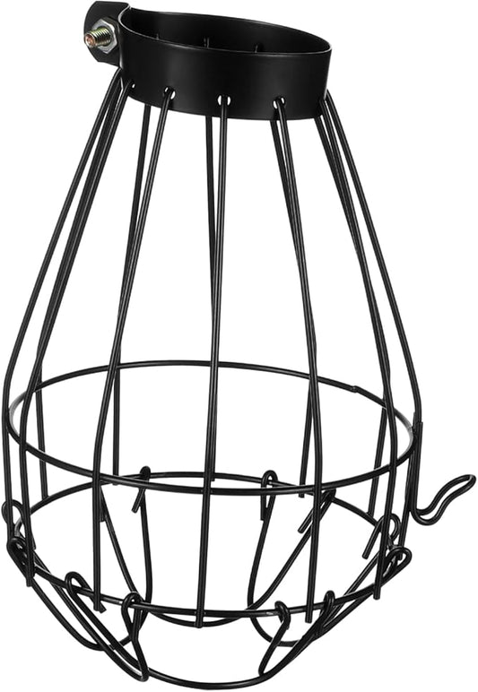 1Pc Crawler Box Lampshade with Heat Protection Cover Safe and Practical Design for Pet Reptile Enclosure Easy to Install Coated for Heat Dissipation