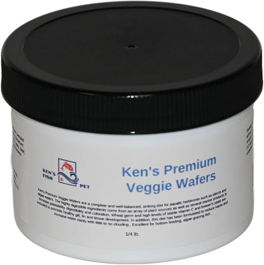 Ken's Fish & Pet Premium Veggie Wafers (4 oz. Jar)
