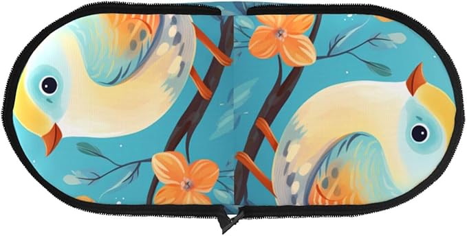 Bird on a Branch Printed Portable Foldable pet Shoulder Bag, Suitable for Carrying Small Pets