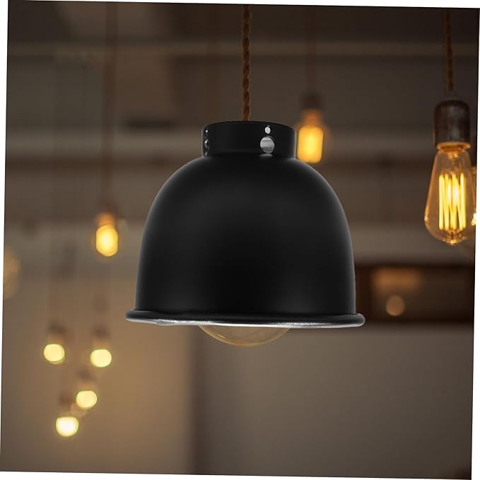 Hemoton Reptile Heat Lamp Cover Reflective Dome Shade for Optimal Habitat Lighting Durable Metal Construction Easy Installation Compatible with Various Heating Bulbs for Terrarium Use