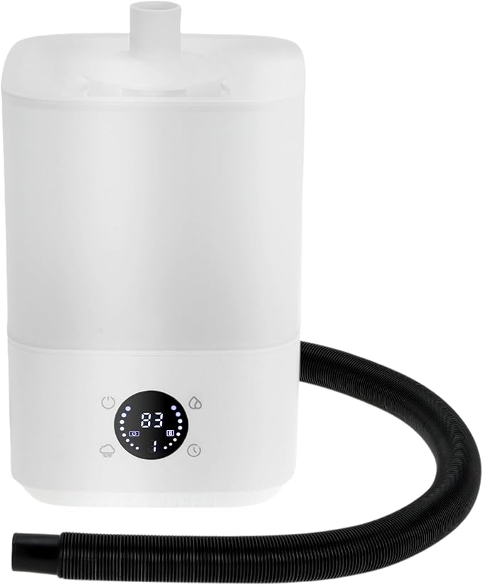 4L Reptile Fogger Mister, Efficient Humidifier Set, Reptile Humidifier for Proper Moisture Control, Easy-to-Use Mist Maker, White, 1 Set