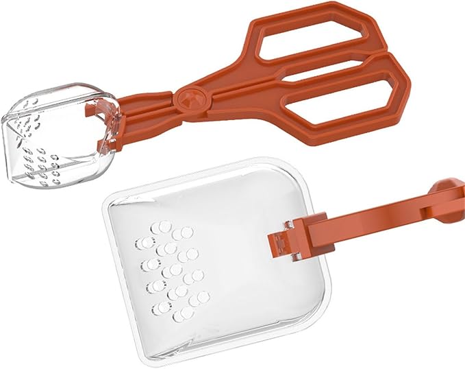 Multipurpose Feeding Tongs for Reptiles Care Clear Hygienic Comfort Handle Gentle Creature Captures Hygienic Reptiles Feeding Accessories