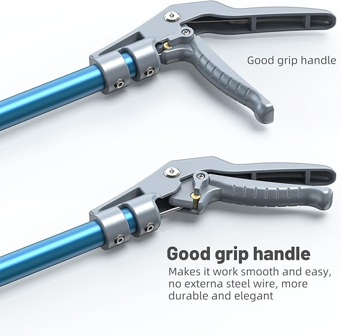 G2 60-inch Professional All-Aluminum Alloy Snake Tong Reptile Grabber Rattle Snake Catcher Wide Jaw Handling Tool with Lock(60inch)