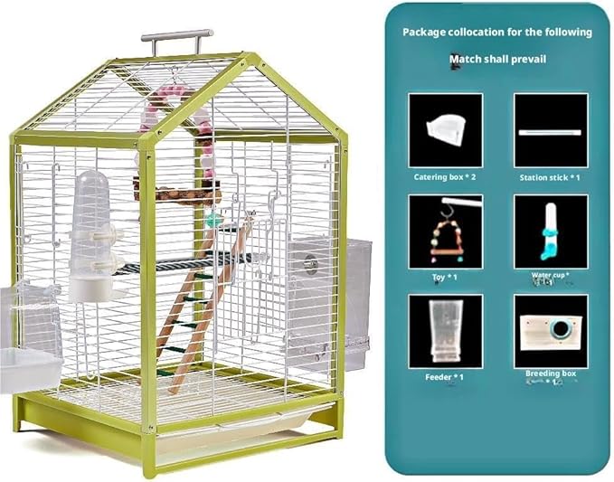 Parrot Cage Portable Travel Carrier Cage for Home Outing Temporary Placement