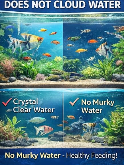 Tropical Color Enhancing Fish Food Flakes - 11lb Bulk Fish Food| Veteran Owned Small Business - Suitable for all Freshwater, Marine, Pond, And Goldfish | Made with Shrimp, and Spirulina