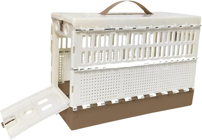Pigeon Cage Transport Box Fodable Pet Bird Cage 32cmx22cmx15cm Pigeon Training Travel Carrier