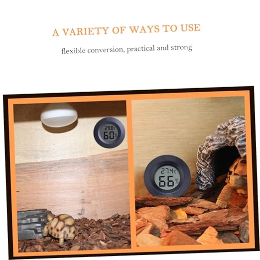 Milisten 12pcs Digital Humidity Reptile Pet Box Temp Humidity Reptile Pet Temperature Sensor