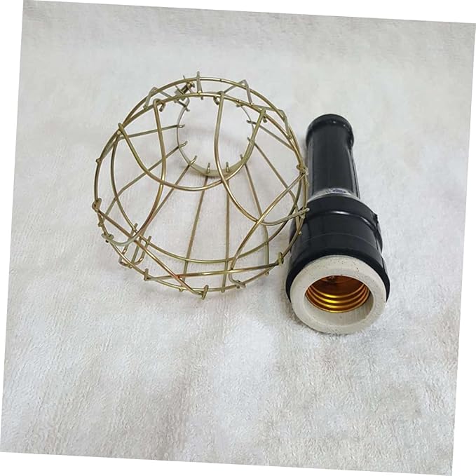 HANABASS 3pcs Reptile Heating Lamp Protector Iron Mesh Net Lampshade for Pet Supplies Easy to Install and Suitable for Tortoise and Other Animals