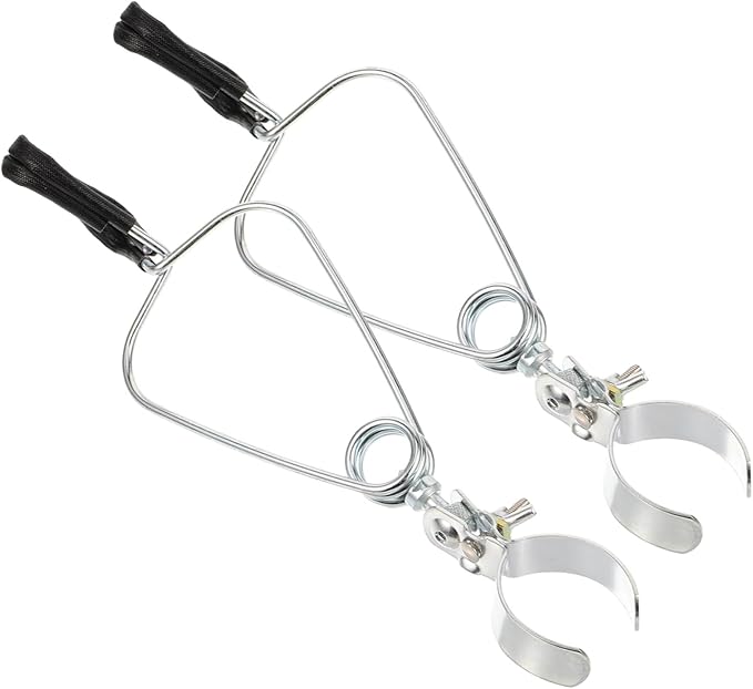 BESPORTBLE 2sets Adjustable Reptile Heat Lamp Holder Clamp for Turtle Lamps Strong Stand Fixture for Leopard Gecko Light 2pcs*2