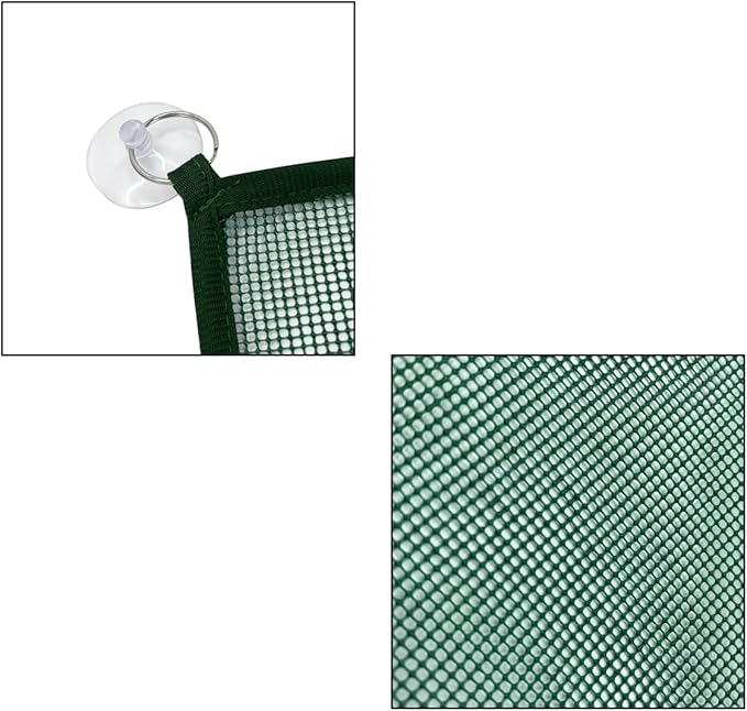 2 Pcs Bearded Dragon Lizard Hammock, Geckos Hammock, Breathable Mesh Reptile Hammock, Suitable for Iguanas, Anoles, Geckos, Snakes, Chameleon（Green）