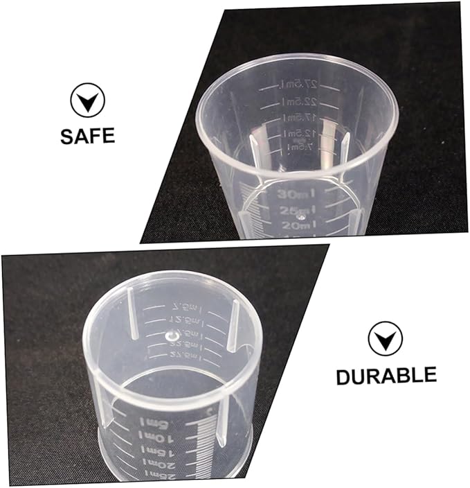 BESPORTBLE 100pcs Reptile Feeding Cups Multi-Purpose Measuring Dishes for Crawling Pets Accurate Food and Water Portion Control Easy to Clean for Lizards and Other Animals