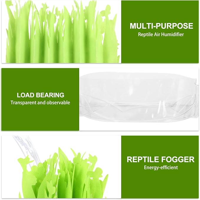 POPETPOP Reptile Air Humidifier - Simulation Plant Reptile Spray Humidifier, Mini Air Fresher for Reptile,Air Humidifier For Hermit Crab Tortoise Humidifier