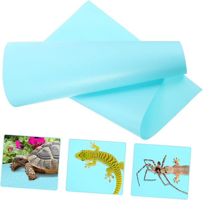 200m Reptile Substrate Pad Reptile Terrarium Carpet Safe for Bearded Dragon Snake Lizard Tortoise Gecko Tank Bedding
