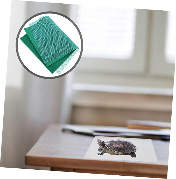 1set Reptile Carpet Substrate Mat for Terrarium Pet Cage Liner Cushion for Tortoise Lizard and Snake Bedding Easy to and Reuse