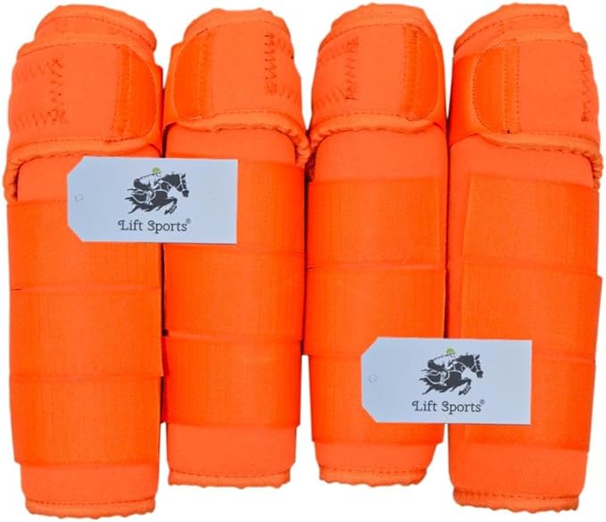 Full Cob Pony Horse Medicine Boots Brushing Boots Leg Wraps Protection Set of 2 and 4 Sports