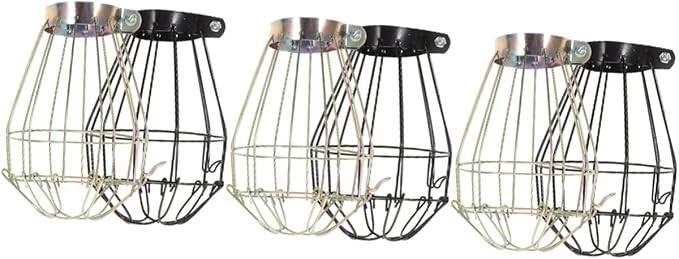 balacoo 3pcs Box Reptile Tank Accessories Lamp Protective Cover Heating Lamp Cover Lampshade Shell for Reptile Light
