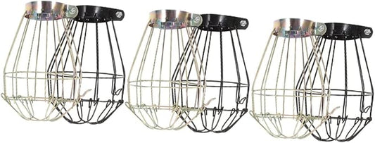 balacoo 3pcs Box Reptile Tank Accessories Lamp Protective Cover Heating Lamp Cover Lampshade Shell for Reptile Light