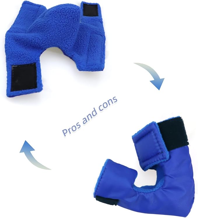 1 Pair of Water Resistant Rabbit Socks for Sore Hocks Elbow Protective for Bunny Recovery and Relief Wound Pain Waterproof