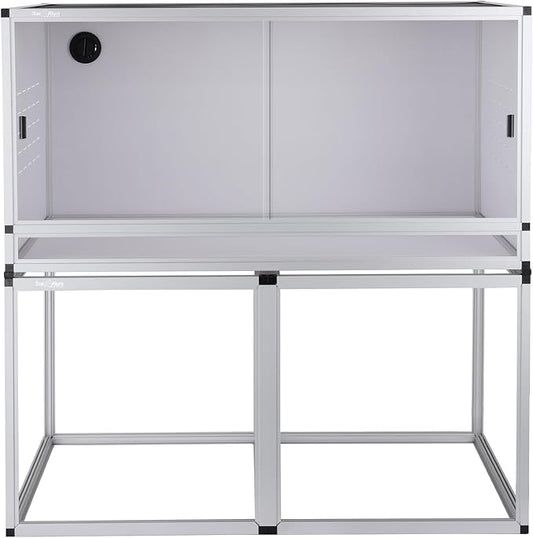 Reptile Enclosure Stand Bundle: Elevate Your Habitat - Includes Stand and Extra Enclosure for a Complete Elevated Setup 48 inches Width