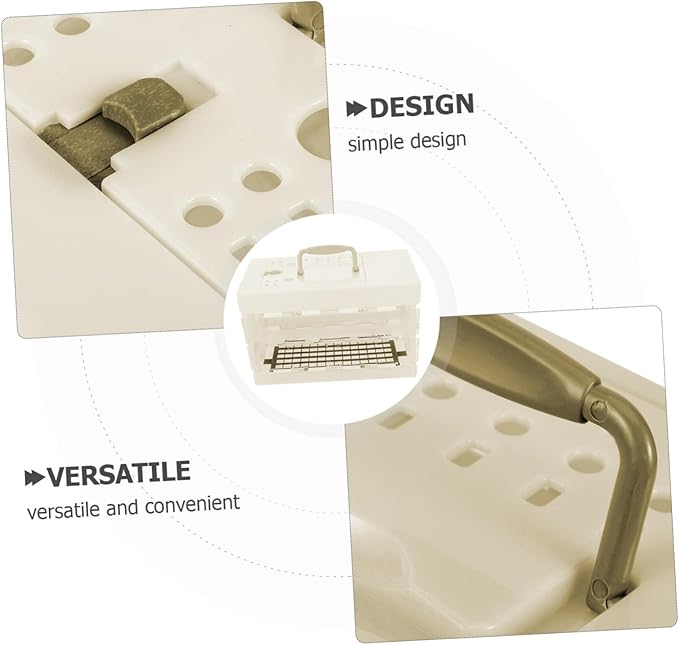 Luxshiny Portable Small Bird Carrier Cage with Ventilated Design for Parrots and Cockatiels Lightweight Travel Transportation Cage for Hiking Outings and Daily Use