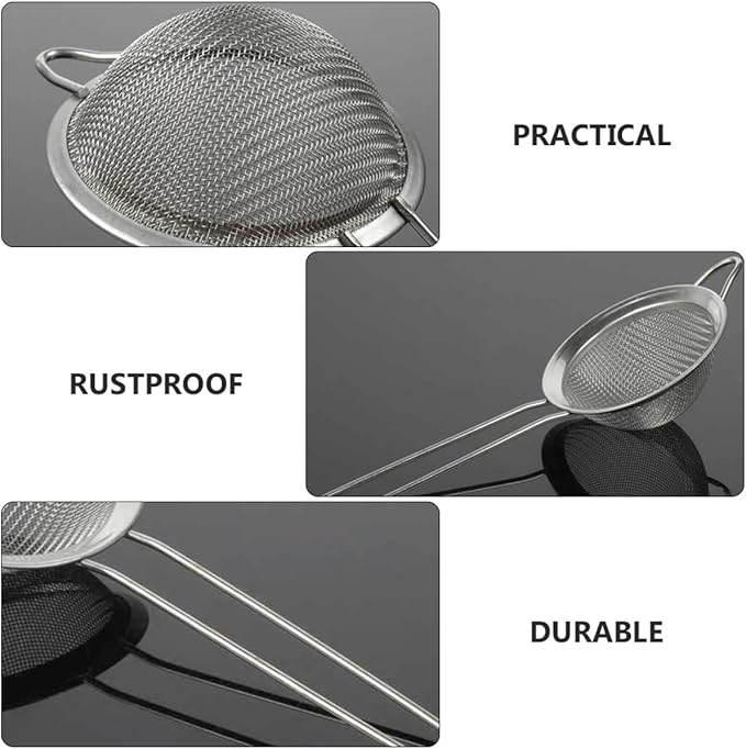 Reptiles Dung Filtering Shovel and Lizard Sand Shovel 2pcs Metal Mesh Scoop for Terrarium Pet Box Excrement Removal Tool