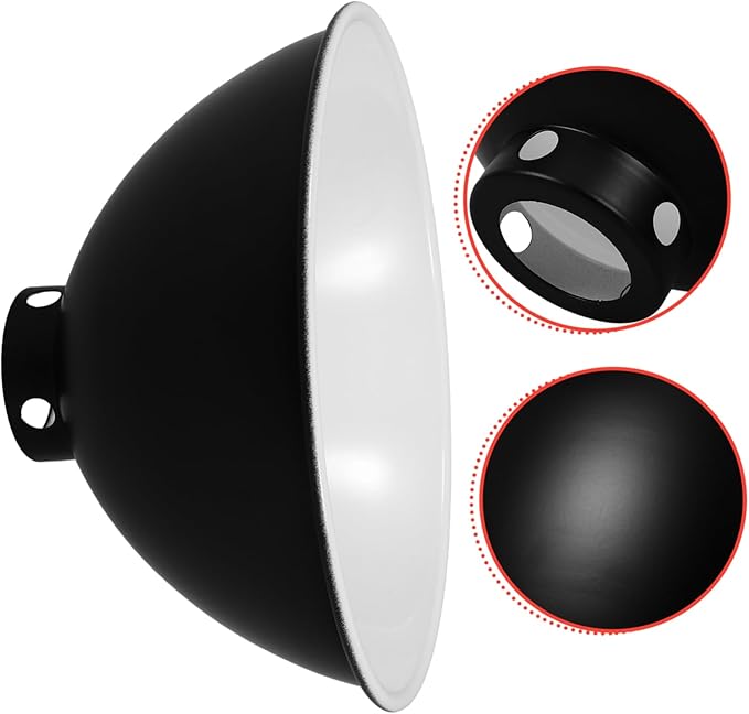 STOBAZA Reptile Lamp Cover Reflector Dome Shade for Optimal Light Utilization Insulated Design Reduces Energy Consumption Easy Installation for Reptile Tank Accessories