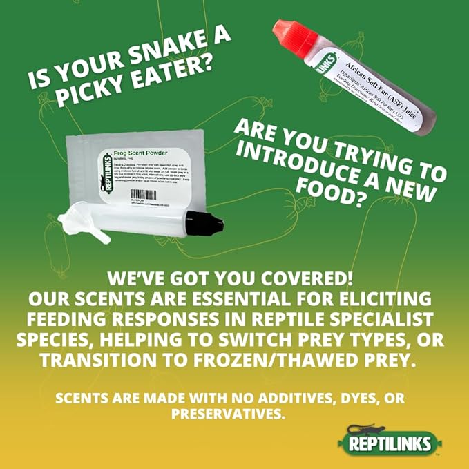 Reptilinks Crawfish Juice – All-Natural Crawfish Scent for Snakes – Enhances Feeding Response – No Dyes or Preservatives – USA Made