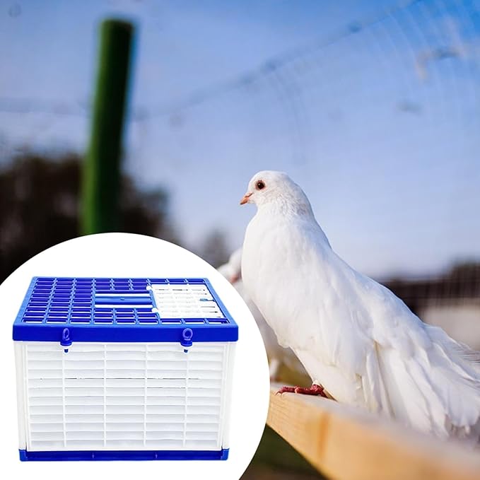 Birdhouses- Pigeon Cage for Travel, Bird Carrier with Handle, Nest Box for Outdoor and Indoor Use, M