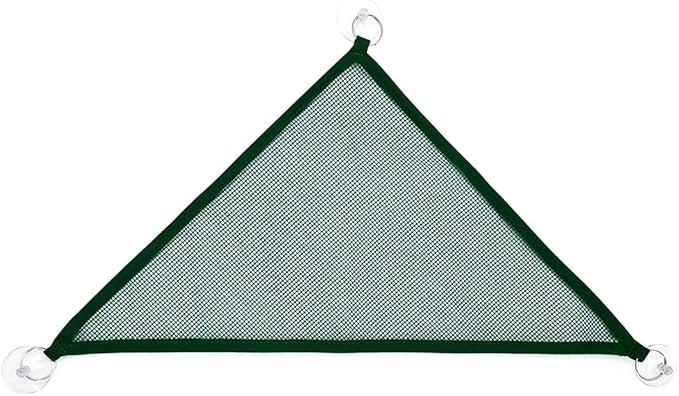 2 Pcs Bearded Dragon Lizard Hammock, Geckos Hammock, Breathable Mesh Reptile Hammock, Suitable for Iguanas, Anoles, Geckos, Snakes, Chameleon（Green）