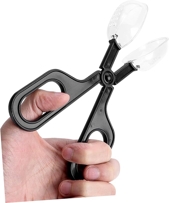 Kisangel 3Pcs Reptile Feeding Clip Flexible Insect Feeding Cleaning Tool for Crickets for Lizard Reptile Care