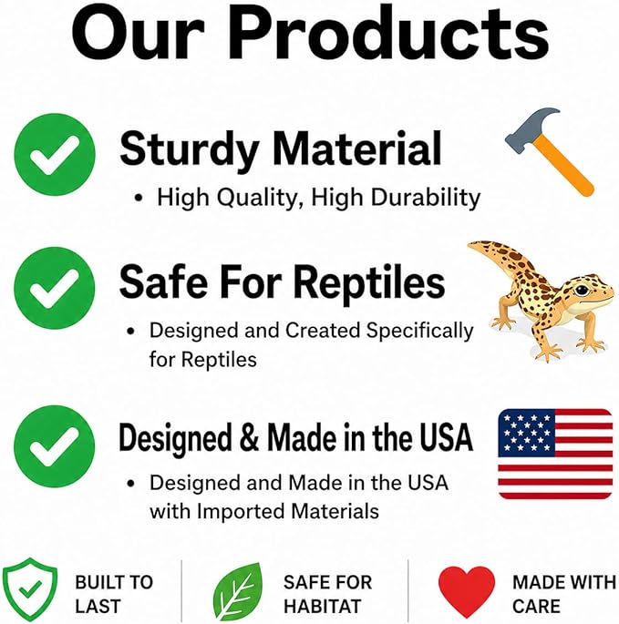 Reptile Corner Underground Cave Viewing Hide | Hognose Snake, Corn Snake & Leopard Gecko Hideout Reptile Habitat Tank Enrichment | Decor Decoration Accessories Supplies Toys Ornaments