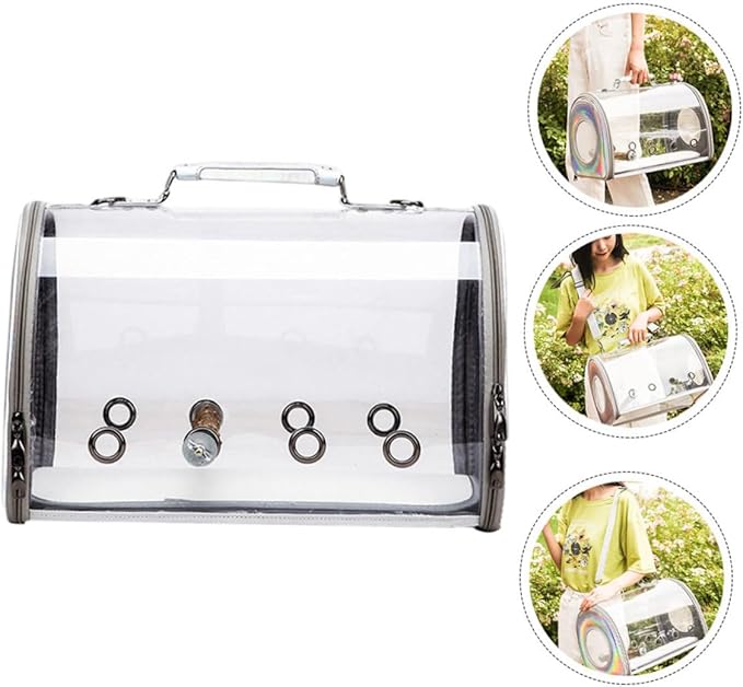 Portable Parrot Carrier Bag Breathable and Versatile for Outdoor Birds for Sightseeing Camping and Hiking Activities
