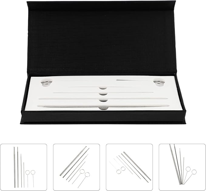 Totority 1set Snake Gender Detection Tools Reusable Reptile Probe Ergonomic Design Easy Storage