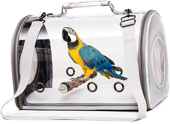 HEMOTON Parrot Carrier Bag Lightweight Outdoor Pet Birds Storage Pouch for Travel and Hiking Versatile Crossbody and Shoulder Use