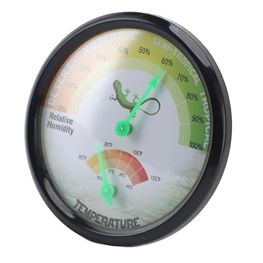 Thermometer Hygrometer, Dial Hygrometer, Mechanical, High Precision, Pointer Type, Mechanical Temperature and Humidity Meter Reptiles and